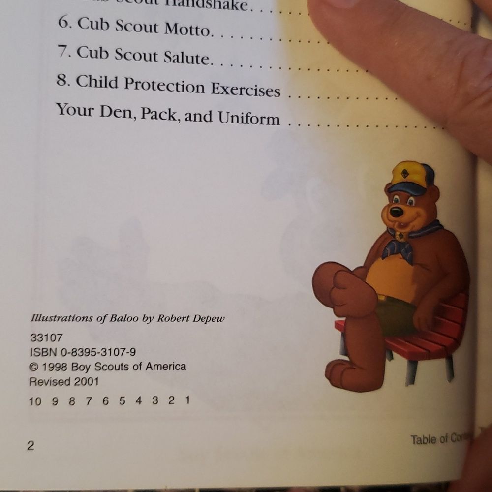 Vintage 1998 Bear Cub Scout Handbook - Picture 4 of 6